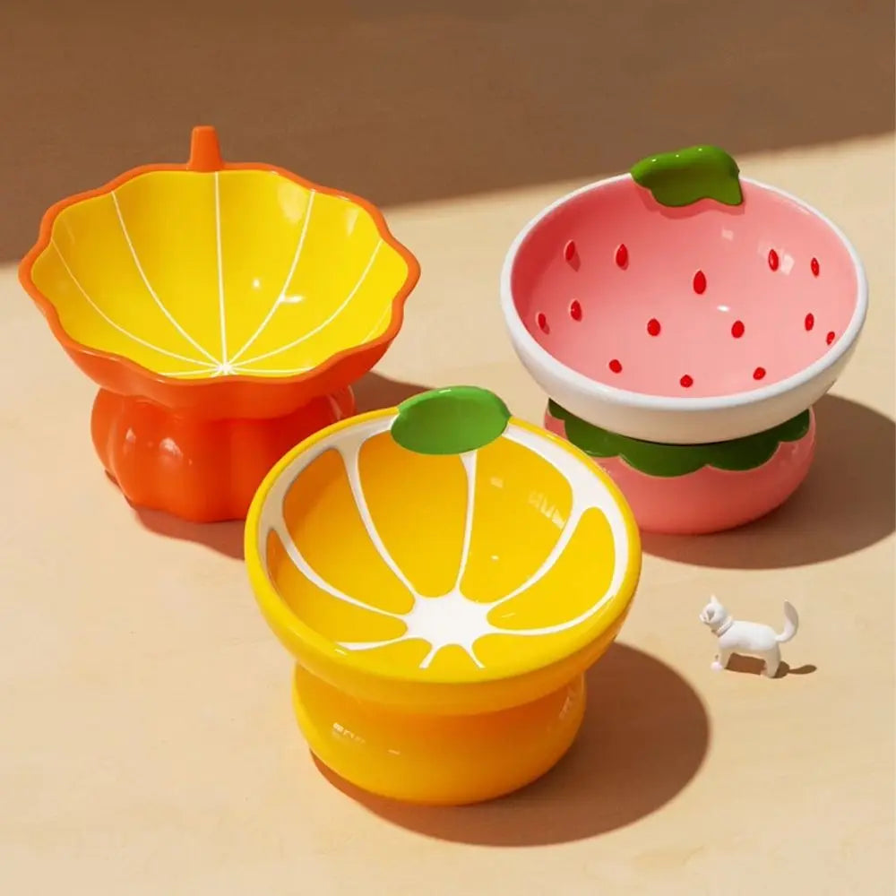 Ceramic Raised Fruit Food/Water Bowl