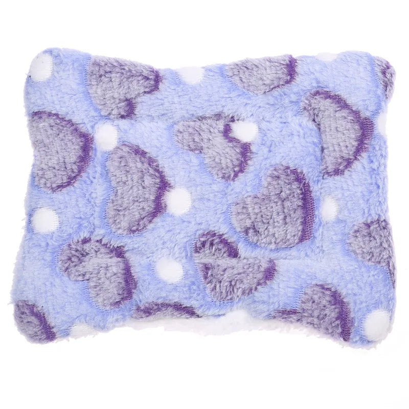 Cozy Fleece Heart Bed Mat - 1ct
