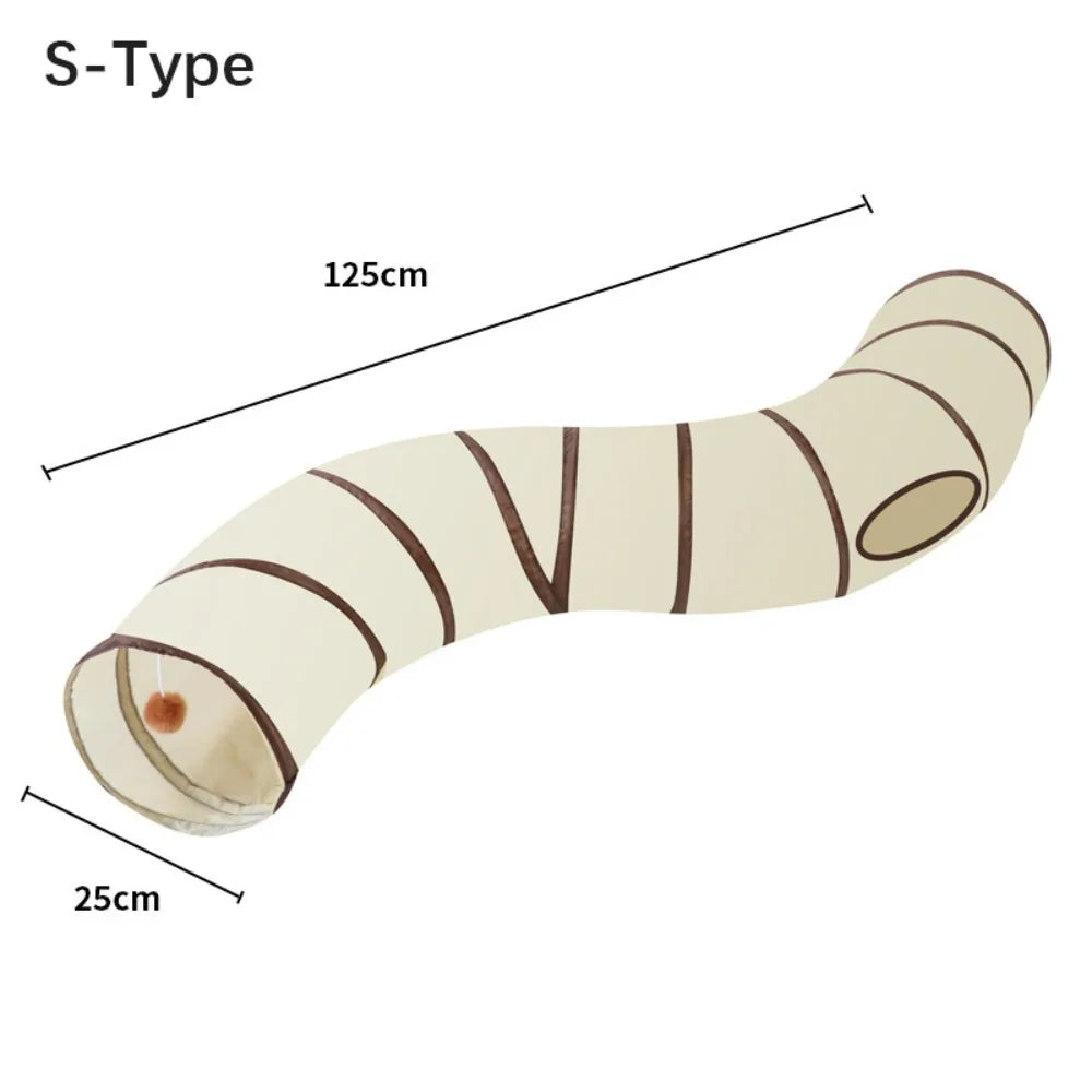 Collapsible Polyester Play Tunnel - 1ct
