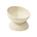 Hammered Ceramic Raised Food/Water Bowl - 1ct