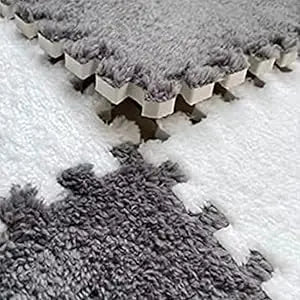 11.8x11.8in EVA Foam Plush-Lined Puzzle Mats