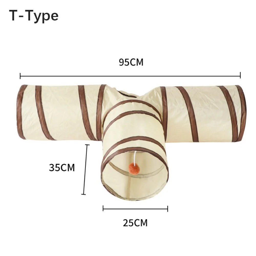Collapsible Polyester Play Tunnel - 1ct