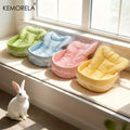 Plush Plaid Bed with Headrest - 1ct