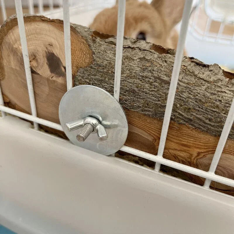 Natural Apple Wood Treat/Feed Holder Chew Log - 1ct