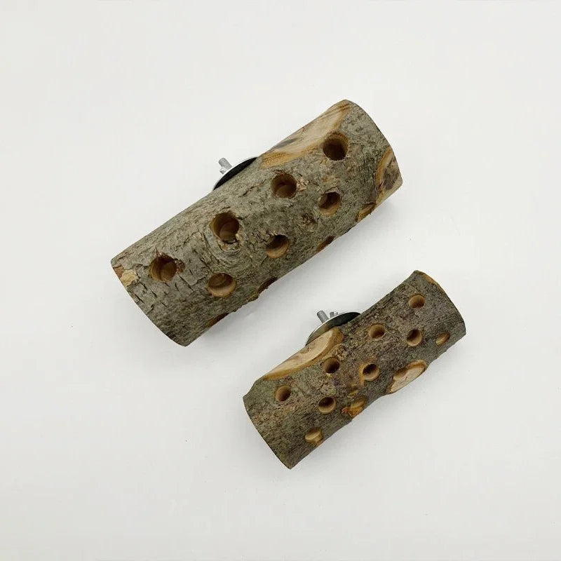 Natural Apple Wood Treat/Feed Holder Chew Log - 1ct