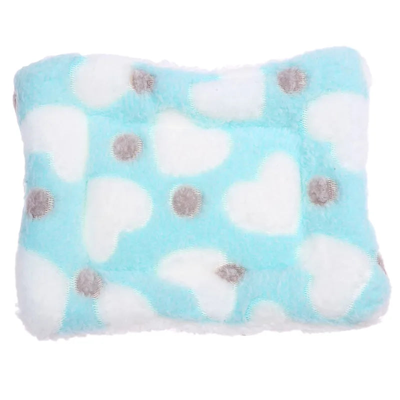 Cozy Fleece Heart Bed Mat - 1ct